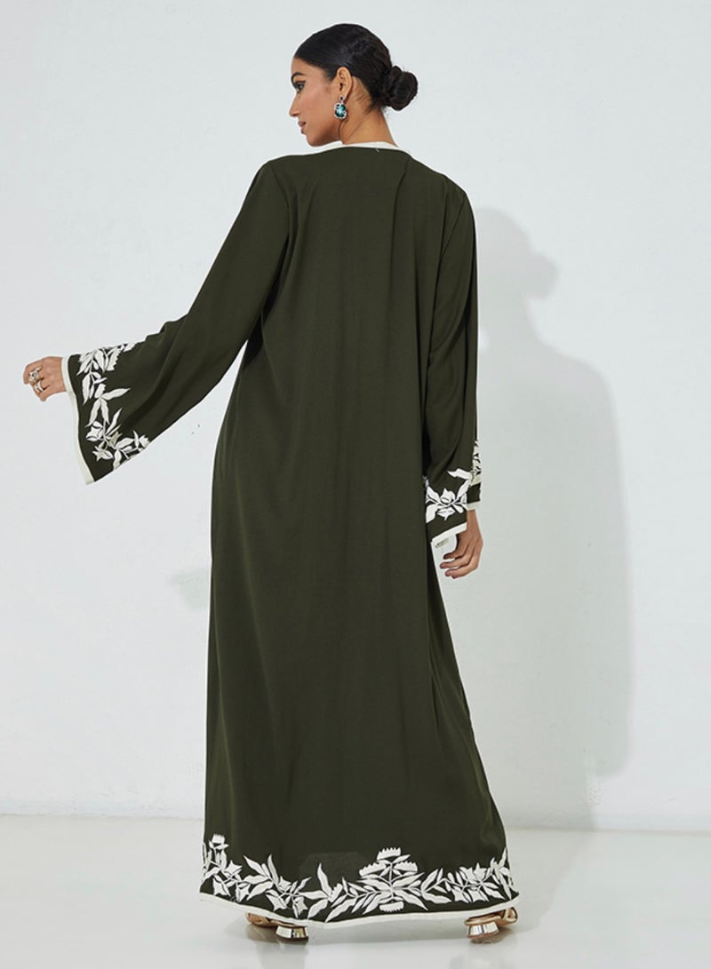 Rosette Abaya Greenwave  - Image 4