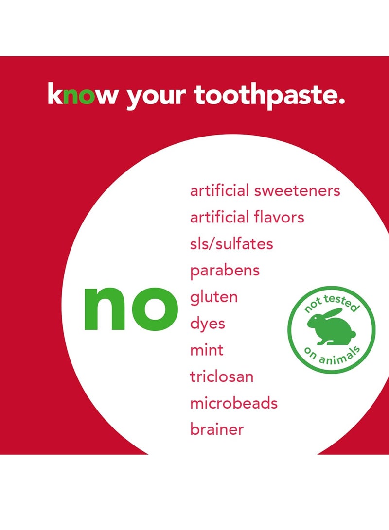 Hello hello Wild Strawberry Kids Toothpaste with Fluoride, Strawberry Toothpaste for Kids, Safe for Ages 2 and Up, Helps Prevent Cavities, Strengthen Enamel, and Polishes Teeth, ADA Approved, 3 Pack, 4.2 Oz  - Image 2
