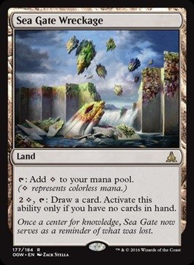 Magic The Gathering - Sea Gate Wreckage (177/184) - Oath of The Gatewatch