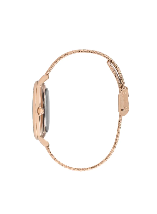 لي كوبر ساعة نسائية شبكية بعقارب . -  مم