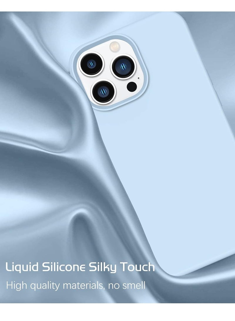 BORTONY iPhone 14 Pro Max Cover Silicone Case with Inside Microfiber Lining Shockproof Protective Case for iPhone 14 Pro Max 6.7inch - Image 5