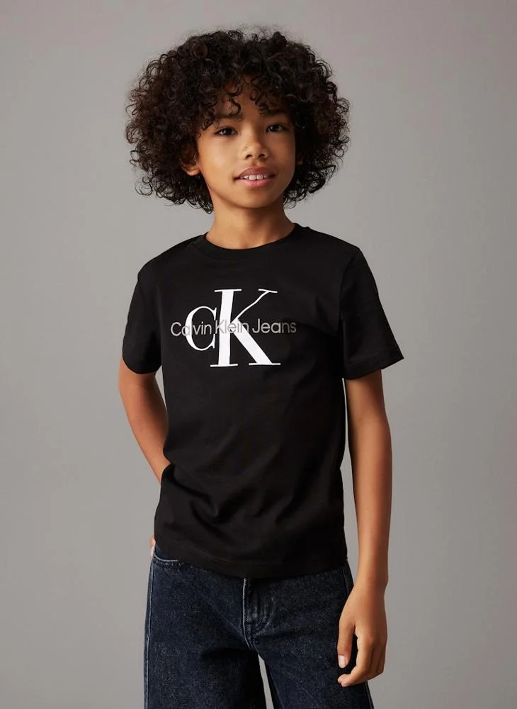Calvin Klein Jeans Kids Monogram Crew Neck T-Shirt
