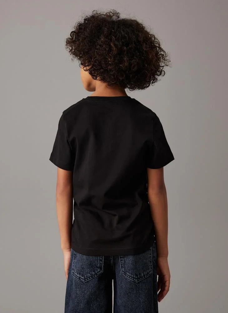 Calvin Klein Jeans Kids Monogram Crew Neck T-Shirt