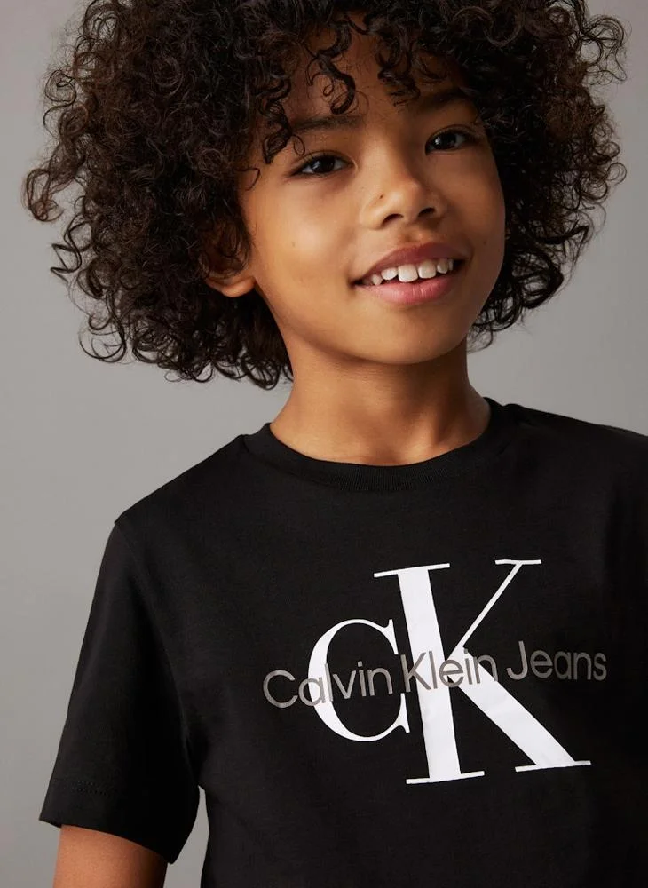 Calvin Klein Jeans Kids Monogram Crew Neck T-Shirt