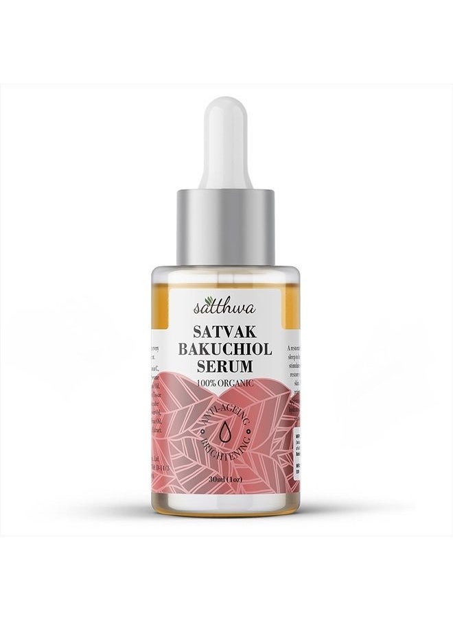 Satvak Bakuchiol Serum - Natural Retinol Alternative, 30ml (1oz)