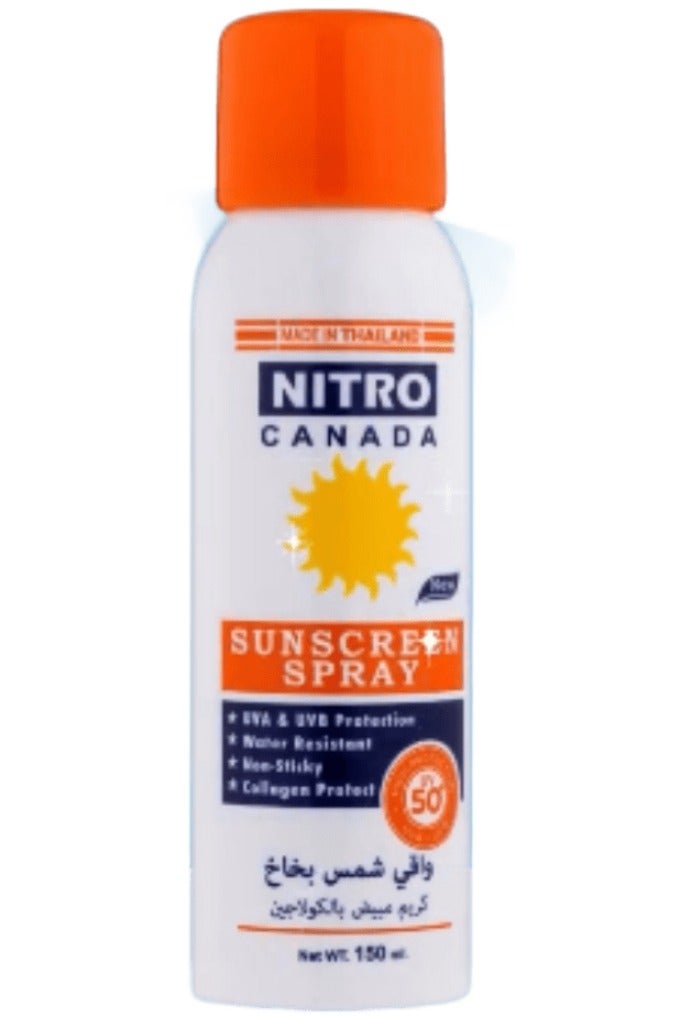 نيترو كندا واقي شمس بخاخ كريم مبيض بالكولاجين بمعامل حماية من الشمس 50 - 150 مل