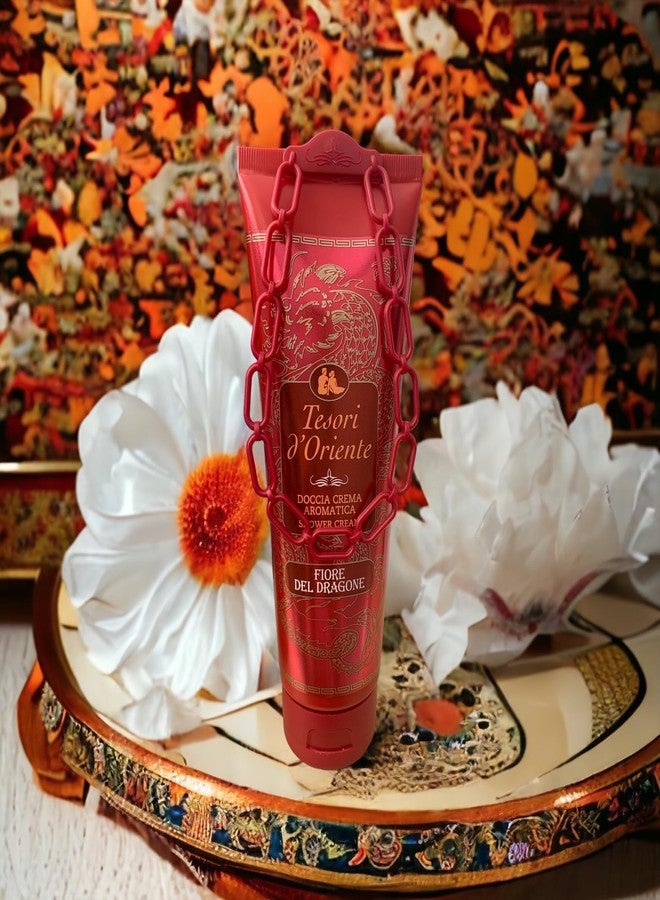 Tesori d'Oriente:"Fiore del Dragone" Shower Cream 8.45 Fluid Ounce (250ml Packages [ Italian Import ] - Image 3