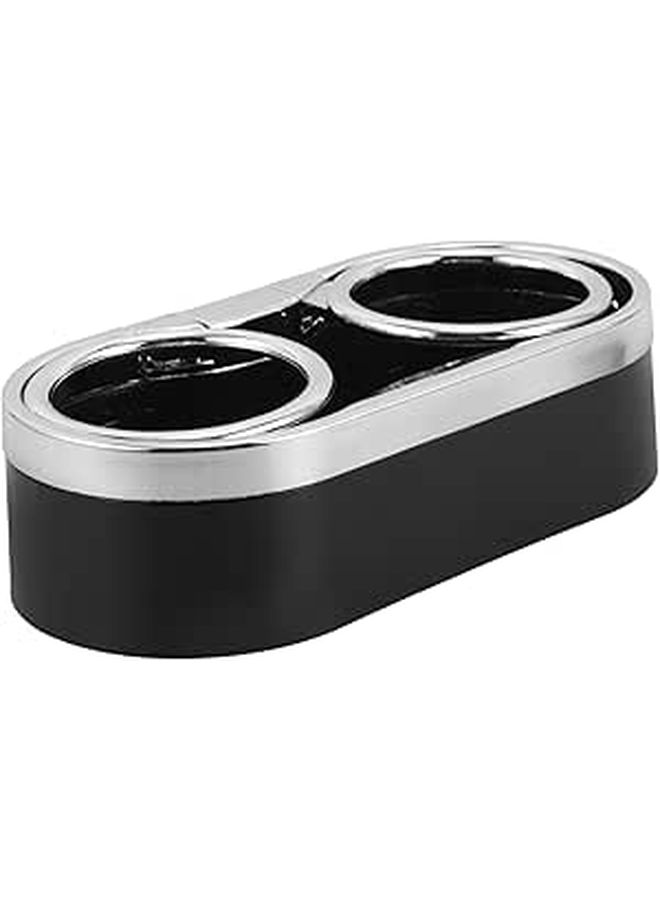 Car Dual Cup Holder Storage Rack Plastic Drink Bottle Organizer For Automobile Versatile Mount For Drinks Phones Accessories Durable Design - Image 1