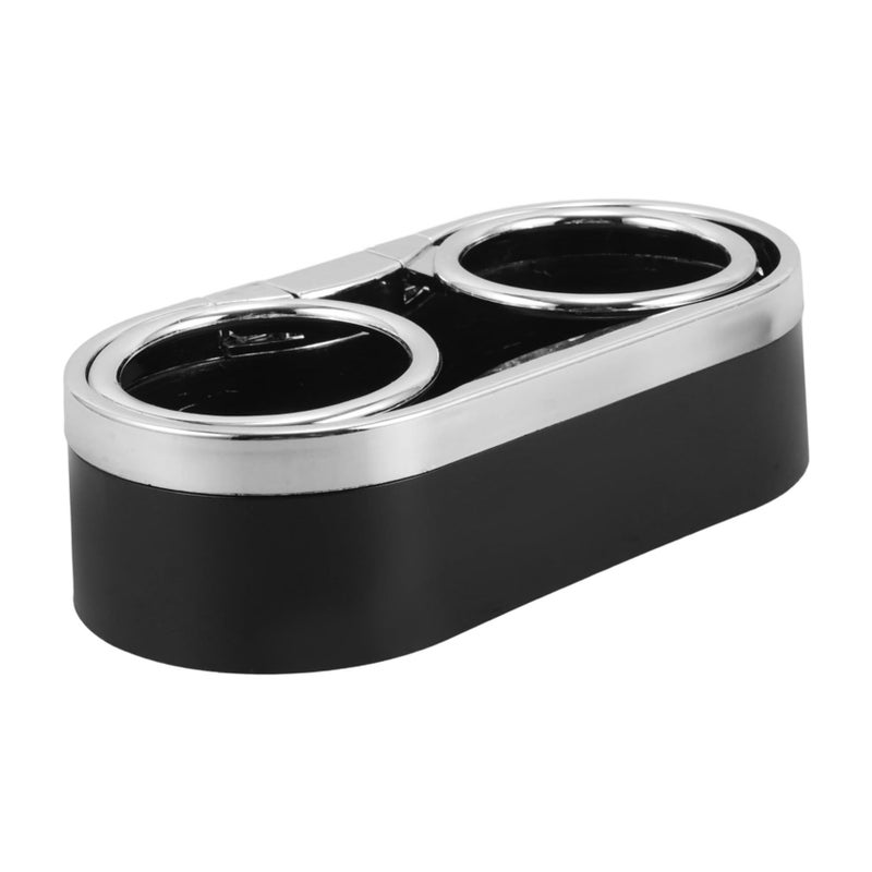 Car Dual Cup Holder Storage Rack Plastic Drink Bottle Organizer For Automobile Versatile Mount For Drinks Phones Accessories Durable Design - Image 2