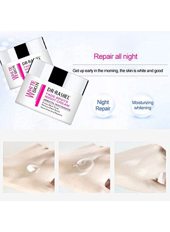 DR. RASHEL Fade Spot Night Cream For Face With Arbutin And Niacinamide Multicolour 50grams - Image 2