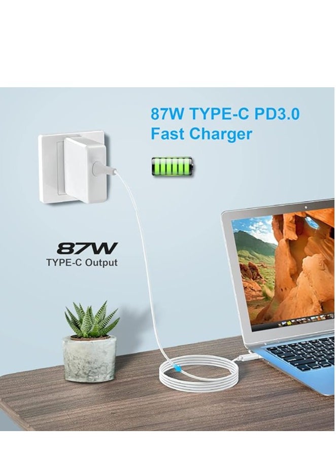 Generic - 87W USB C Charger Compatible With MacBook Pro 13" 15" (2016-2021) A1707 1719 A1990 A2251 A2289, 61W Fast Charging Power Adapter for MacBook Air 2018 2019 2019 20 and O other Type C devices (20V-4.3A) - Image 1