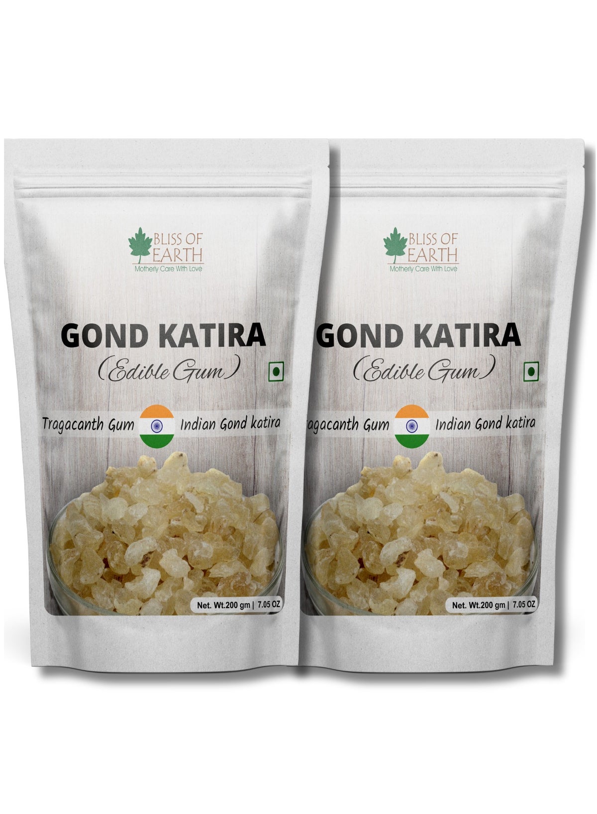 Gomme Gond Katira (Tragacanth) En Morceaux Entiers, à Usage Multiple, Expiration 01-12-2025, Inde