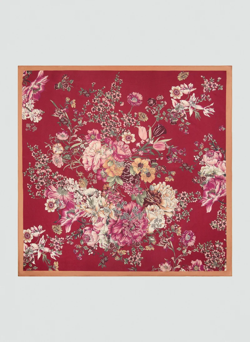 Floral Print Scarf