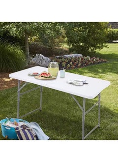EXCLIFE Foldable Buffet Table Multicolour 122x75x60centimeter  - Image 5