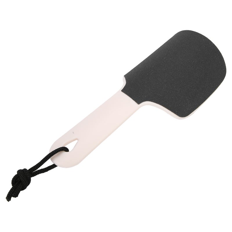 Double-Sided Foot File: Beige, Ergonomic Concave Design, Reusable Dead Skin Remover - Dual Sand Surfaces, Durable Foot Rasp for Foot Care, Exfoliating Calluses - Image 2