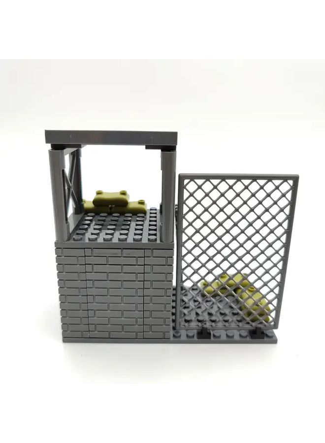 Watchtower Prison Building Blocks Playset Military Theme Creative Gift - Image 3