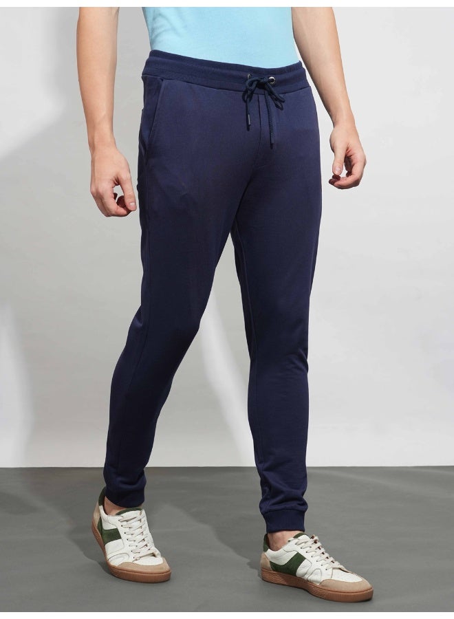 Being Human Mens Midnight Blue Regular Fit Track Pants - Image 5