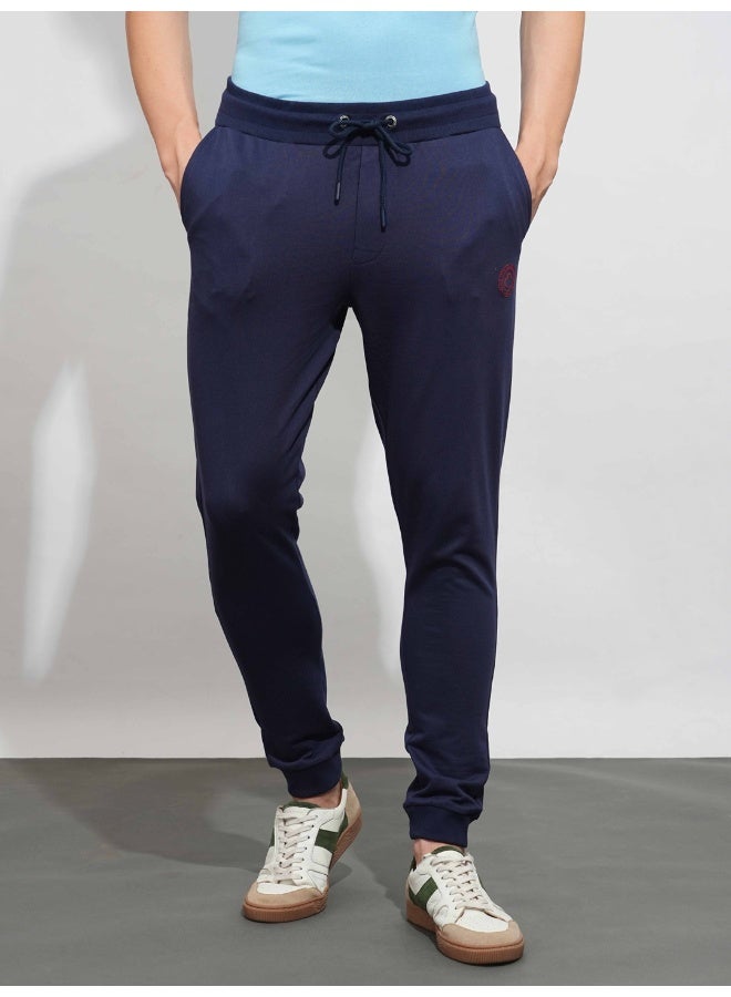 Being Human Mens Midnight Blue Regular Fit Track Pants - Image 1