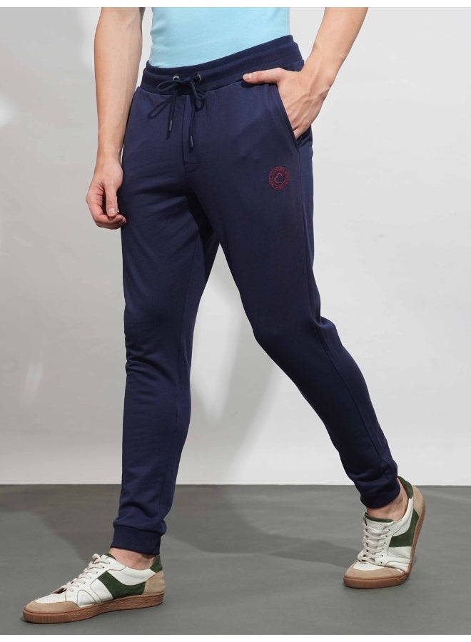 Being Human Mens Midnight Blue Regular Fit Track Pants - Image 2