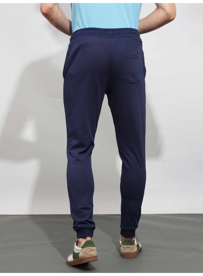 Being Human Mens Midnight Blue Regular Fit Track Pants - Image 3