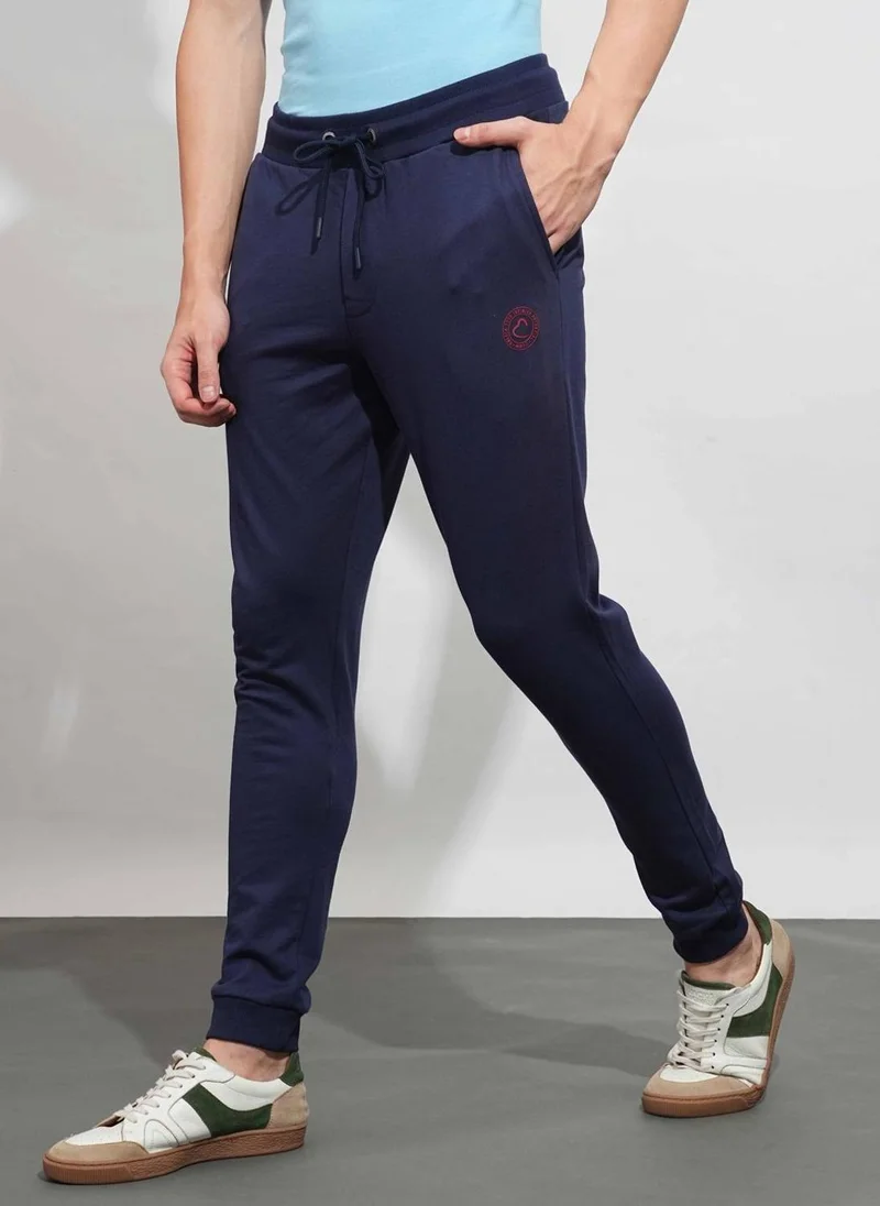 Being Human MIDNIGHT BLUE Men Slim Fit Pure Cotton Mid Rise Jogger for Men | Best Price UAE