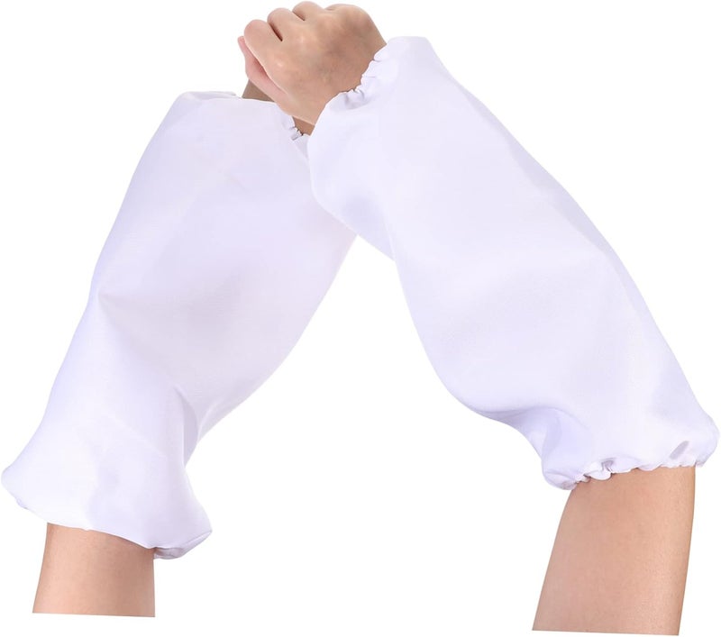 4pairs Reusable Oil Oversleeves for Cooking and Cleaning Arm Protectors for and Housework Elastic Cuffs for Comfortable Fit - Image 4