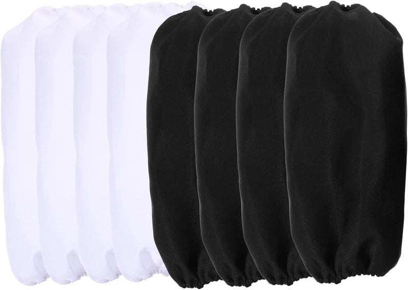 4pairs Reusable Oil Oversleeves for Cooking and Cleaning Arm Protectors for and Housework Elastic Cuffs for Comfortable Fit - Image 1