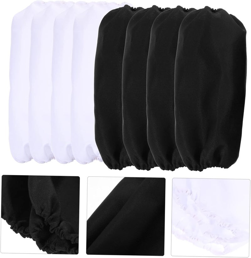 4pairs Reusable Oil Oversleeves for Cooking and Cleaning Arm Protectors for and Housework Elastic Cuffs for Comfortable Fit - Image 2