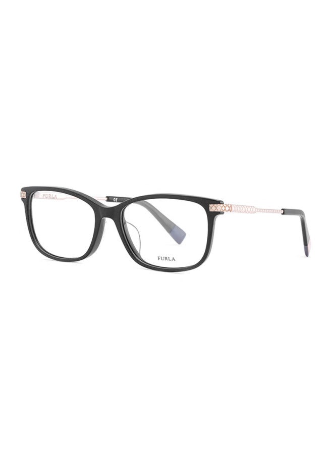 Furla Full-frame Women's Vfu354i Commuter Myopia Optical Gl Frame, Optical Gl, 550700 Bright Black
