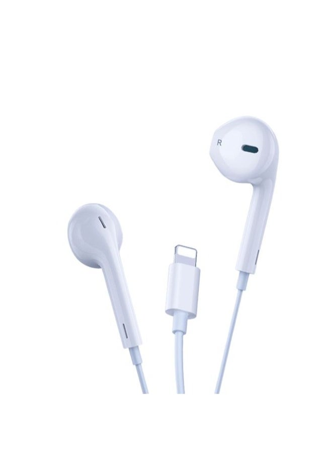 sia - SIA SI-130W Wired HD Stereo Earphones with Lightning Connector – White - Image 1