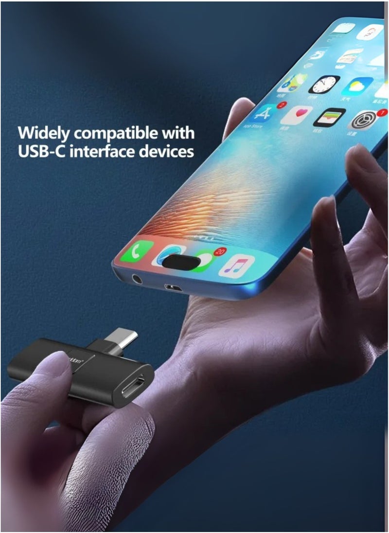 Earldom Wireless Lavalier Microphone for andriod Type C – Plug & Play Mini Mic with Charging Case & Earbud – Dual Lightning Mics for YouTube, TikTok, Live Streaming, Vlogging, Podcast, Interviews, Gaming - Image 5