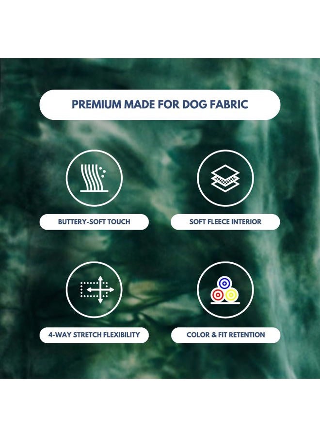 Spark Paws Dog Hoodie – Premium Dog Sweater for Small, Medium, and Large Dogs | Warm Outfits for French Bulldogs, Pitbull, Puppy, Winter Jacket Alternative -Green Skydye, S - Image 5
