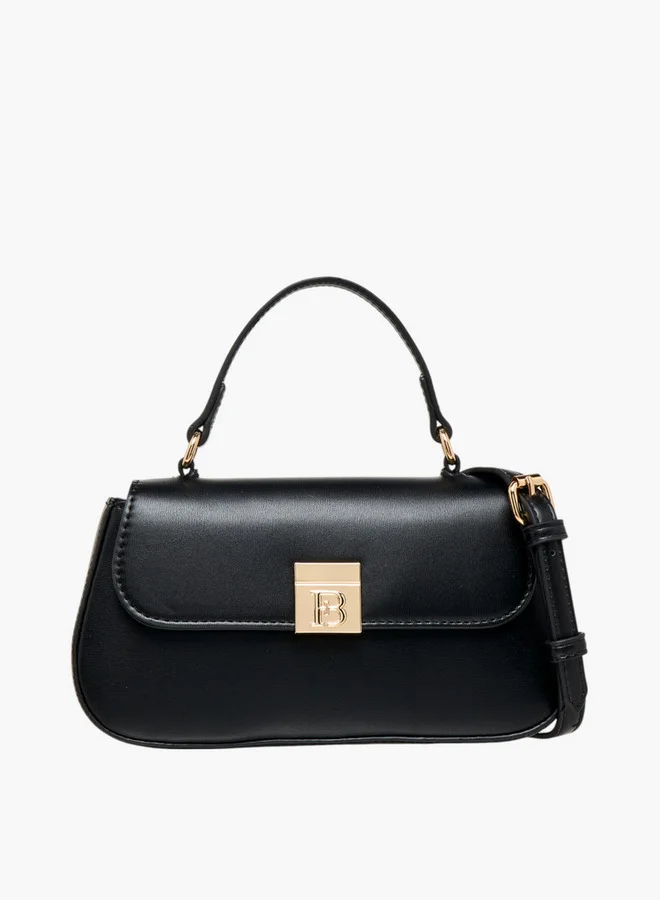 فلورا بيلا من شو إكسبرس Women Solid Crossbody Bag with Detachable Strap and Magnetic Closure