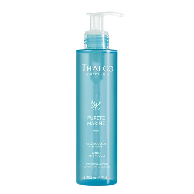 Thalgo Gentle Purifying Gel Oily Skin Cleanser with Moringa Rice Powder Deep Cleanse for Fresh Radiant Complexion 200ml - Image 1