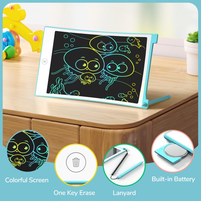 TECJOE 2 Pack LCD Writing Tablet, 8.5 Inch Colorful Doodle Board Drawing Tablet for Kids, Kids Travel Games Activity Learning Toys Birthday Gifts for 3 4 5 6 Year Old Boys and Girls Toddlers - Image 3
