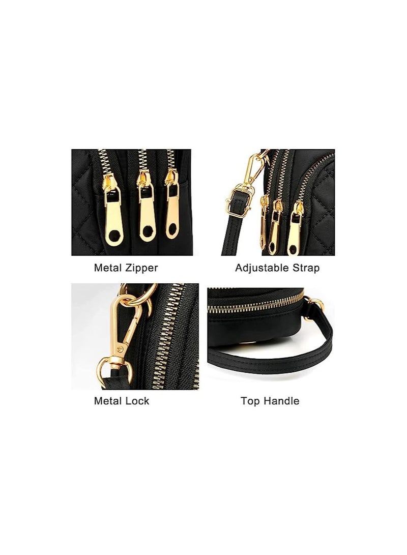 Excefore حقيبة هاتف محمول، حقيبة كروس بودي مبطنة للنساء والفتيات، حقيبة يد للهاتف الذكي، حقيبة مصممة للهاتف مع حقائب كتف، حقيبة كروس بودي لطيفة، محفظة - Image 3