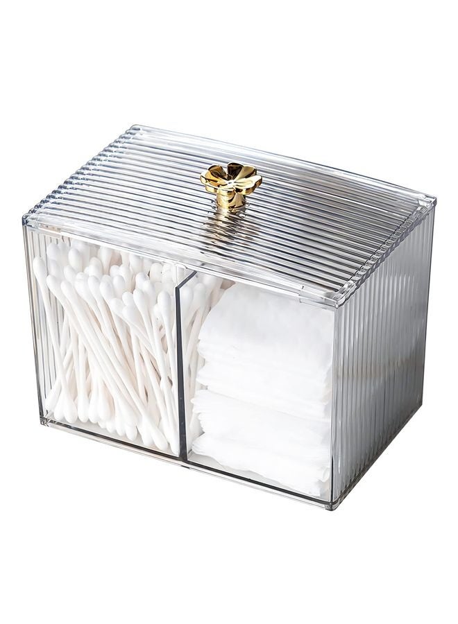 هومستر حامل الأكريليك، أواني الحمام مع الأكمام، موزع أوعية الصيدلي لكرة القطن، المماسحة، الوسائد المستديرة، الخيط - Image 1