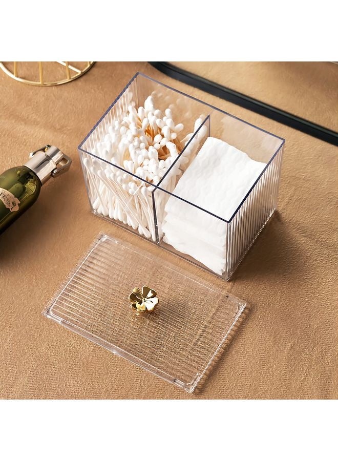 هومستر حامل الأكريليك، أواني الحمام مع الأكمام، موزع أوعية الصيدلي لكرة القطن، المماسحة، الوسائد المستديرة، الخيط - Image 5