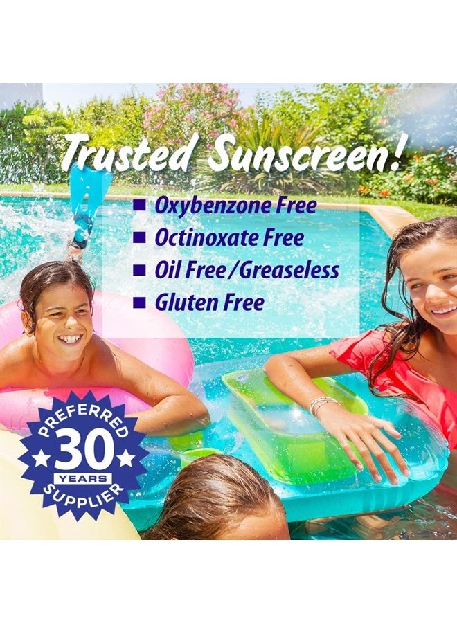 Rocky Mountain Sunscreen لوسيون SPF-30 | خالي من الجلوتين | آمن للشعاب المرجانية | طيف واسع UVA/UVB | خالي من العطور | 128 أونصة جالون مع مضخة - Image 5