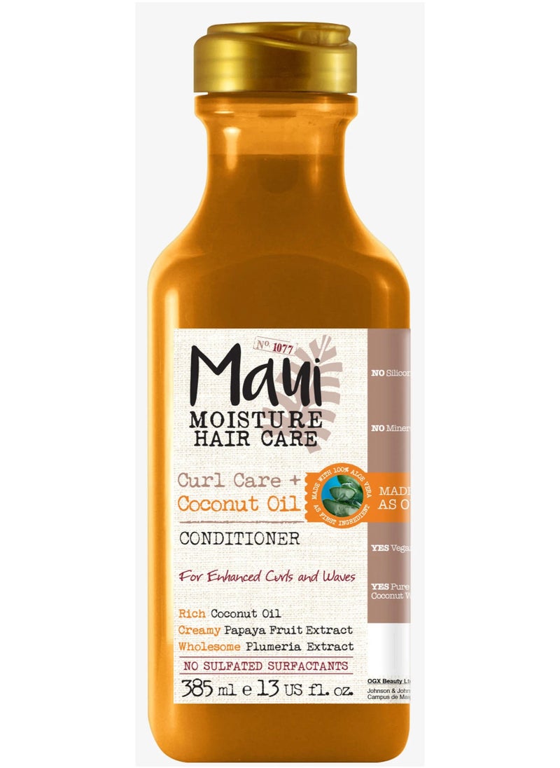 MAUI MOISTURE Curl Care + Coconut Oil Conditioner 385 ML  - Image 1