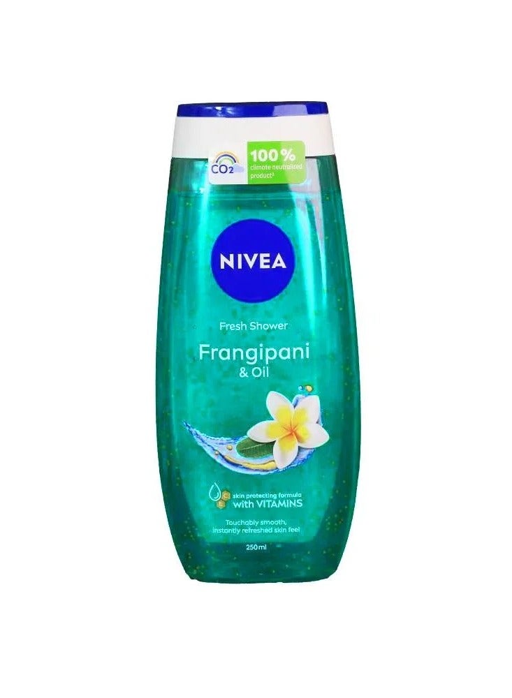 Nivea Shower Gel Frangipani Fragrance 250ml - Image 1