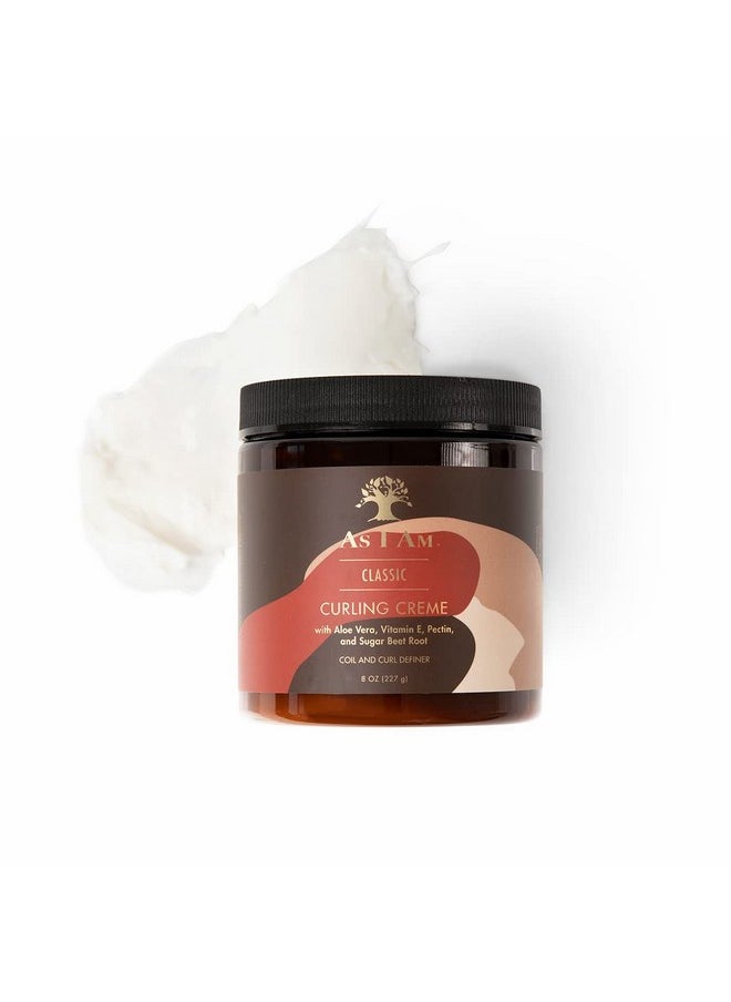 As I Am - Curling Creme 8 Ounce (Classic Collection) Lightweight Curl & Coil Definer Hidefinition And Shine - Image 1