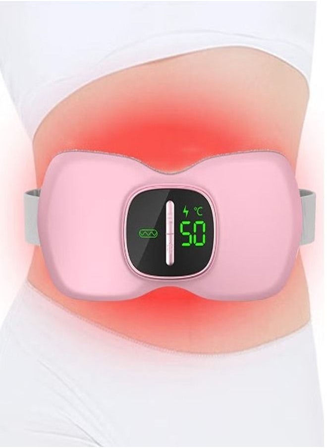 Filly - Menstrual Heating Pad Abdominal Massager Warm Palace Belt Waist Vibration Massage Device for Cramps Period Pain Relief - Image 1