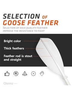 TRASSLE Badminton Birdies Shuttlecocks High-Speed Goose Feather Pack of 12 Durable and Stable for Indoor and Outdoor  - Image 4