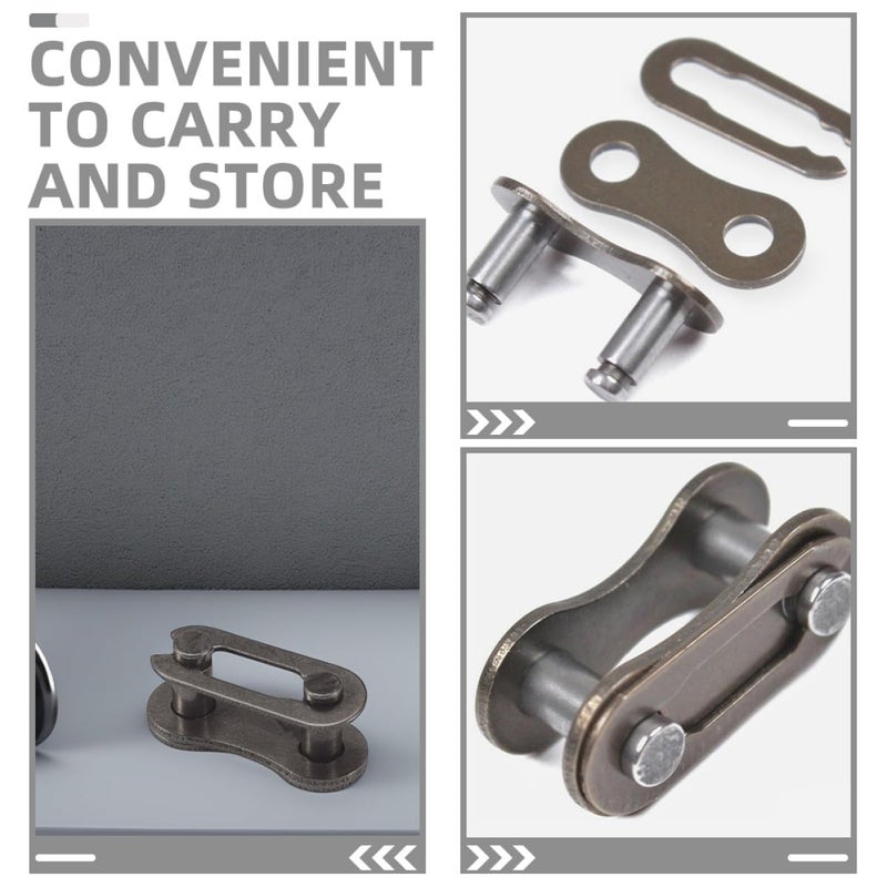 High Strength 20 Pack Single Speed Bike Chain Links Metal Connector For Repairs - Image 4
