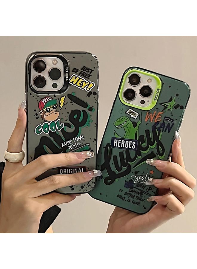 اس-توب جراب لهاتف iPhone 12، جراب هاتف كمبيوتر بأحرف إنجليزية - Image 3