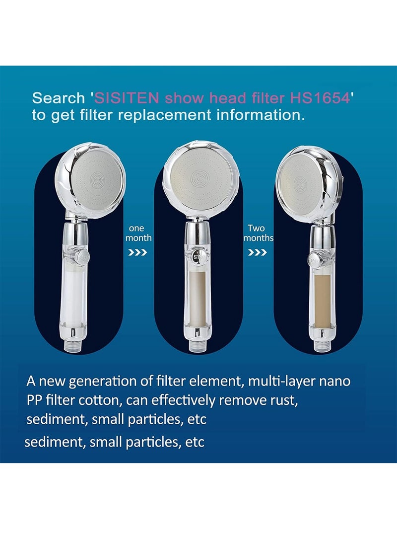 Forest Home Set of 16 PP Cotton Filter, High Pressure Handheld Shower Head PP-Cotton Filter Cartridge (for Replacement) - Image 4