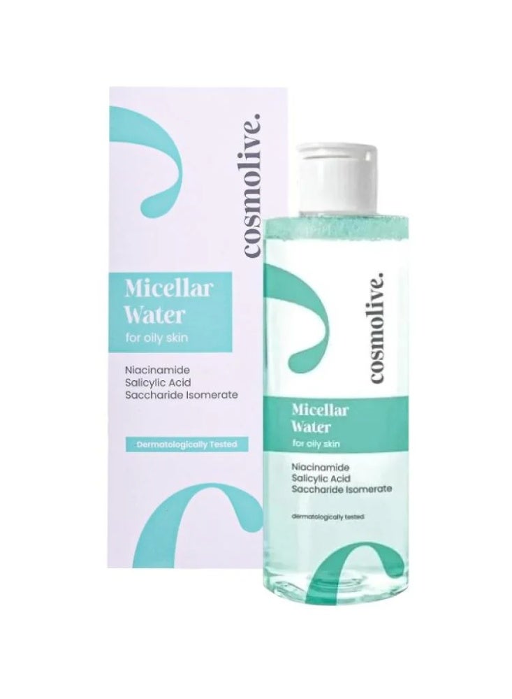 Micellar water for removing make-up and cleansing oily skin – 390 ml