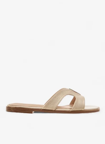 Flora Bella By Shoexpress Textured Slip-On Sandals