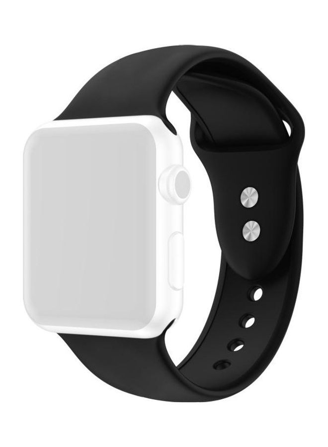 نيبمينينت سوار بديل لساعة أبل أسود - Image 2